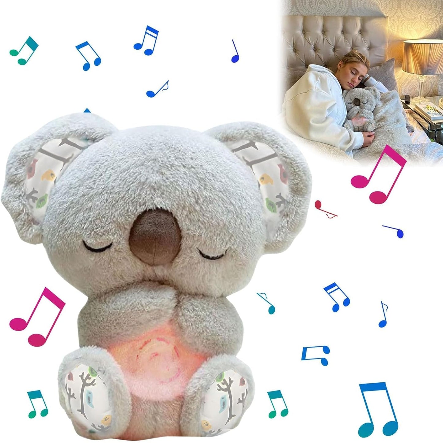 Peluche Relajante que Simula Respiración