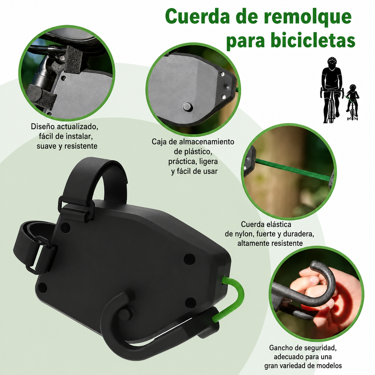 Cuerda de Remolque para Bici Infantil